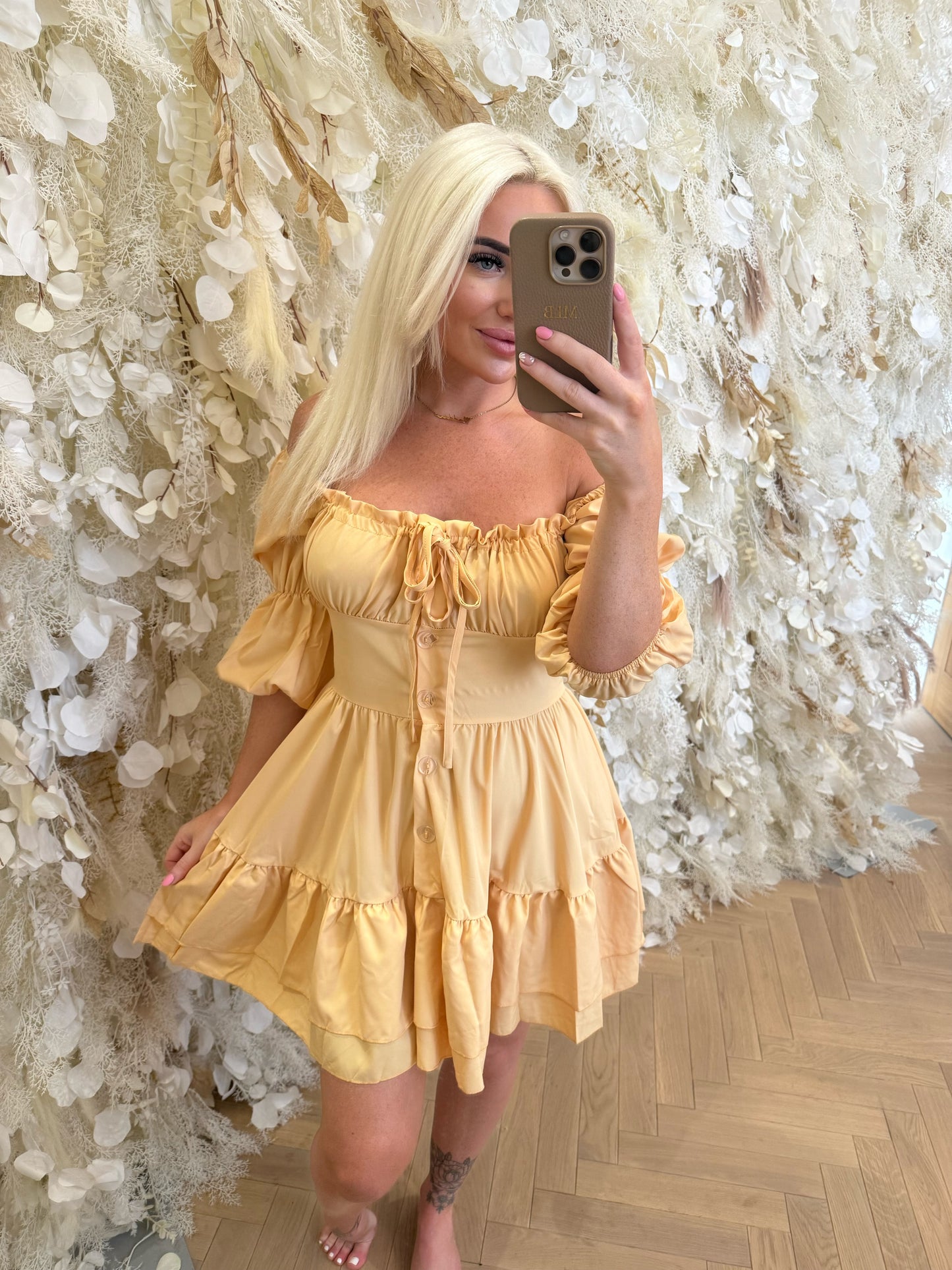 Lila Puff Sleeve Dress